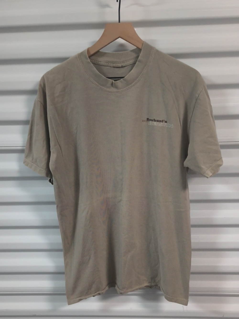 Vtg Bowhunt'n With Easton Graphic Crewneck Short Sleeve T-Shirt L